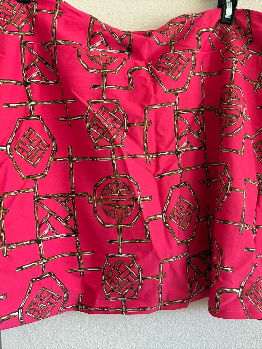 Jude Connally sport skort in pink and gold